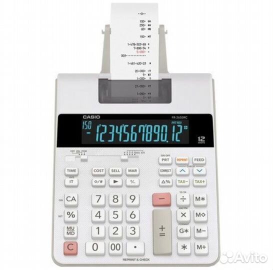 Калькулятор с печатью Casio FR-2650RC