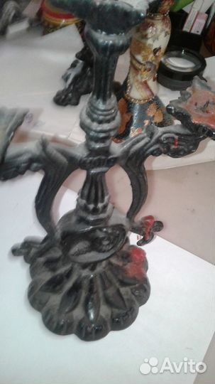 Подсвечники,свечка