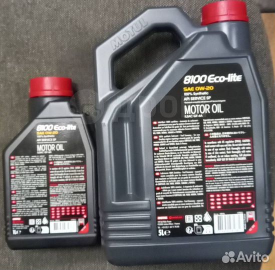 Масло Motul 8100 Eco-Lite 0W-20 Synth 5l + 1l