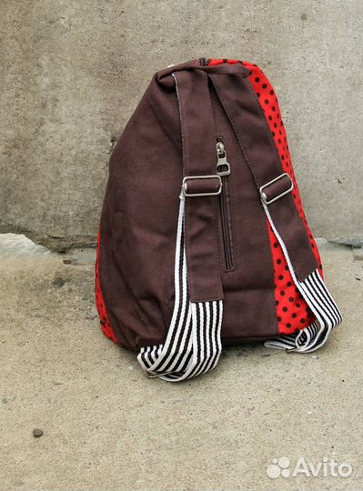 Рюкзак женский холщовый