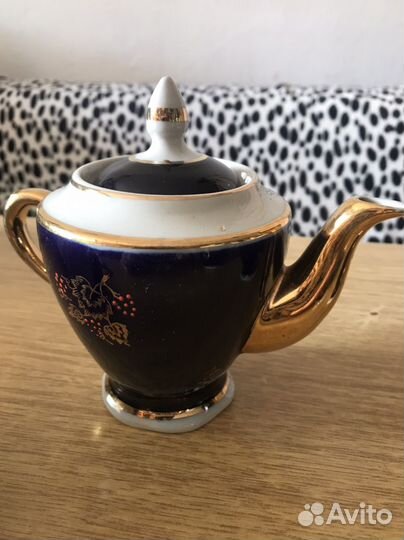 Чайный сервиз СССР, кобальт