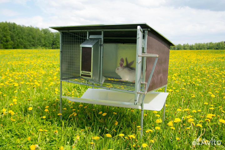 Уличная клетка для кроликов