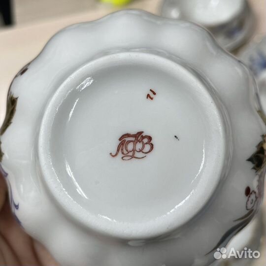 Чайный сервиз Лилия лфз СССР (Сзр)
