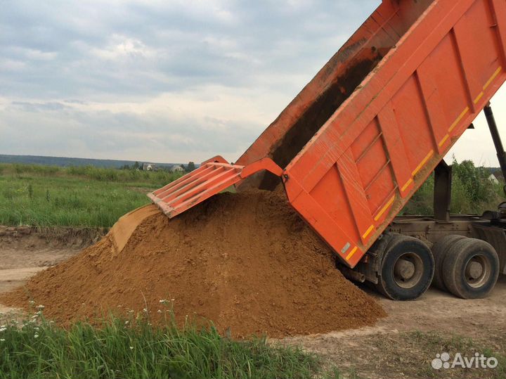 Песок карьерный