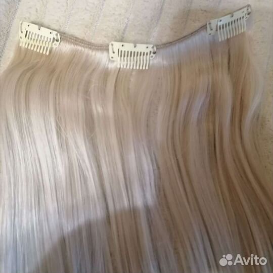 Волосы на заколках искусственные