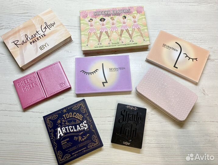 Палетки для лица: Benefit, Guerlain, KVD, IBY