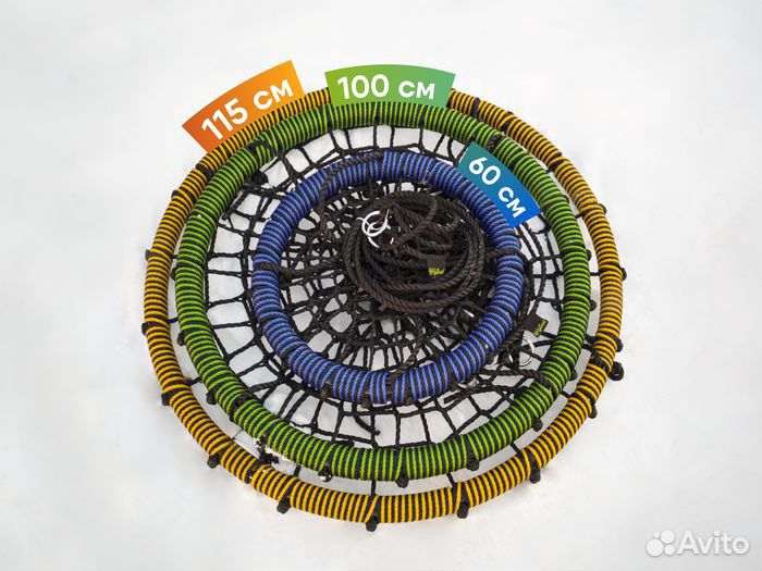 Уличные качели гнездо IgraGrad 115 до 250 кг