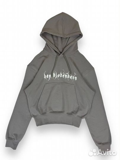 Худи Han Kjobenhavn Logo Hoodie Grey