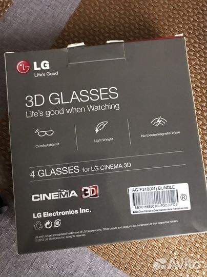 3d очки lg для телевизора