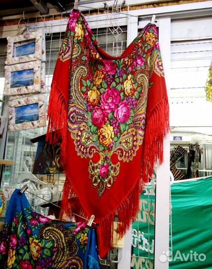 Платки (шали) Павлово-Посадские