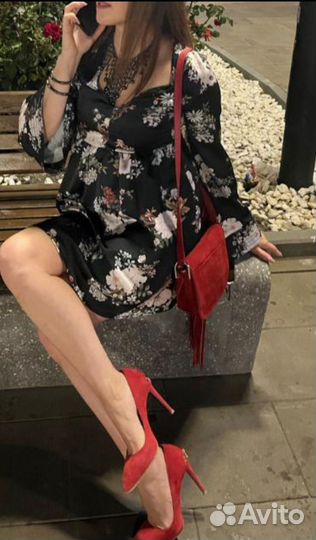 Сумка замшевая б/у