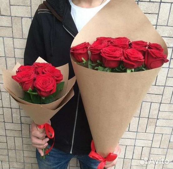 Цветы розы букет