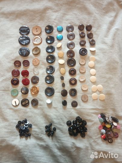 Пуговицы СССР и новые