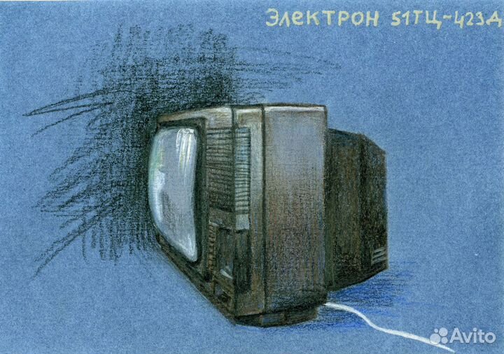 Рисую на заказ советские телевизоры