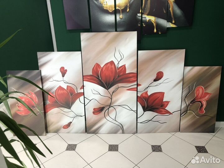 Модульная картина бу