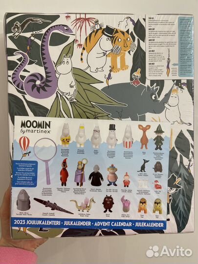 Адвент календарь moomin Тролли фигурки 2023/24