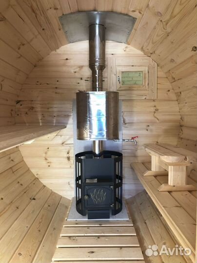 Баня бочка под ключ