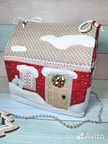 Новогодний домик (короб, корзина)