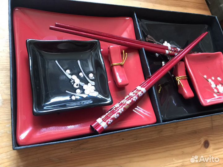 Набор посуды для роллов и суши керамика