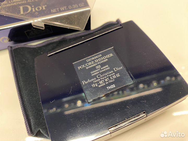 Dior пудра шиммер