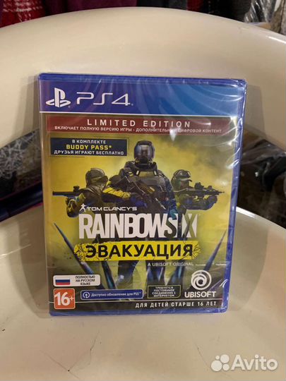 Игра на ps4 Tom Clancy rainbow Limited Edition нов