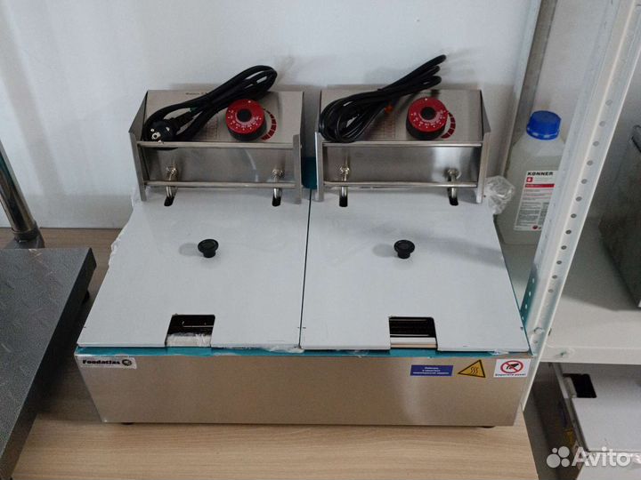 Фритюрница (6л+6л) DF-82 Foodatlas Eco