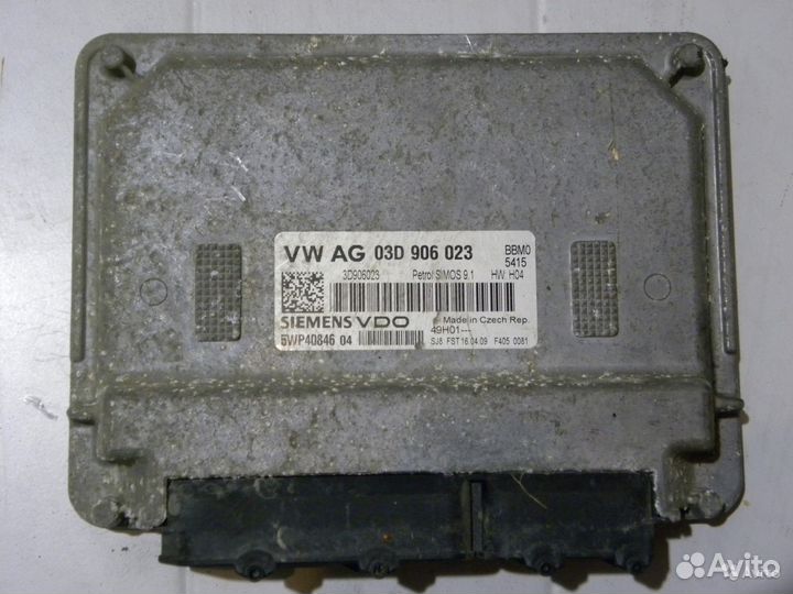 Блок управления двигателем Skoda Fabia 2 1.2 bbm М