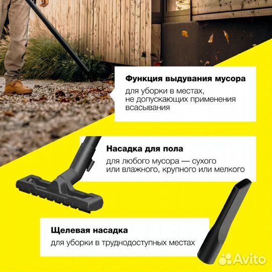 Строительный пылесос Karcher WD 3