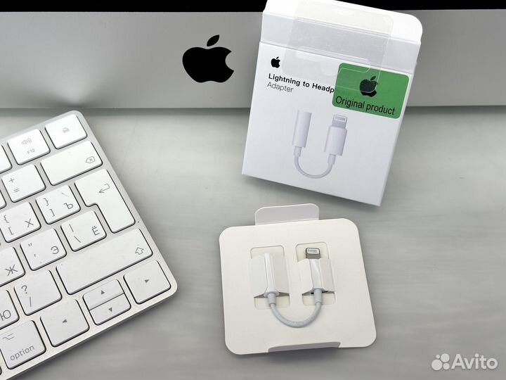 Переходник для наушников iPhone оригинал 3.5 мм