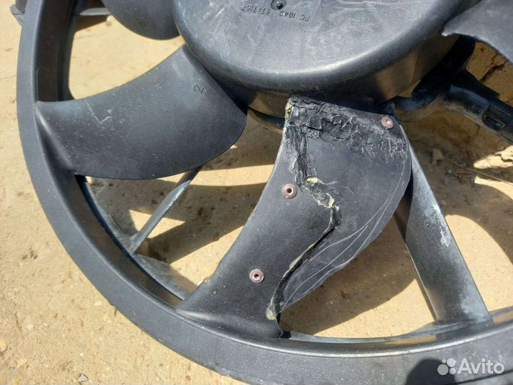 Peugeot citroen вентилятор