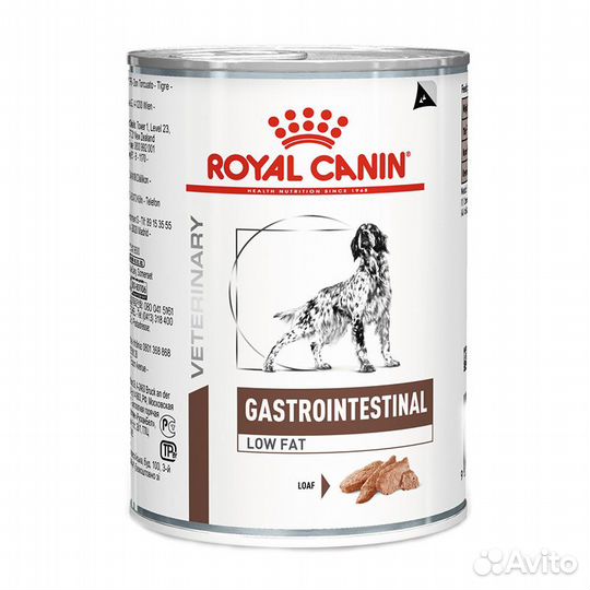 Royal Canine LowFat Gastrointestial для собак 400г
