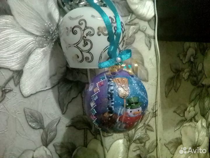 Елочные игрушки, новогодний шар