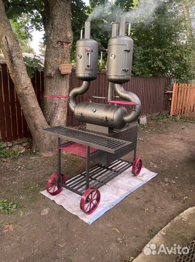 Коптильня,смокер BBG,барбекю,казан