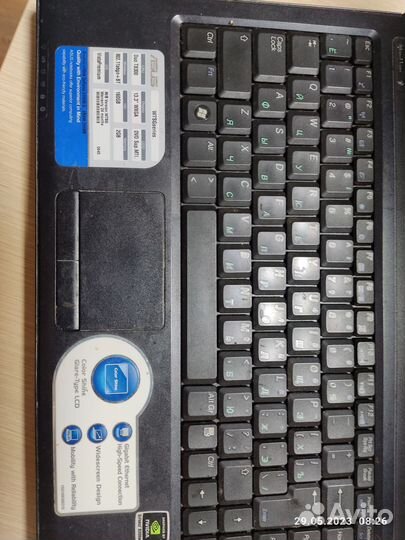 Ноутбук asus W7S на запчасти