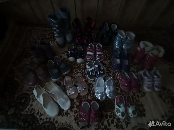 Обувь пакетом для девочки