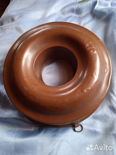 Антикварная медная форма для кекса - редкая