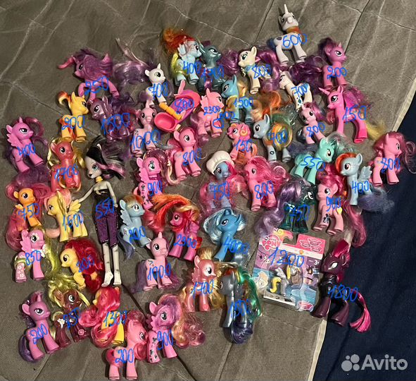 Много пони my little pony
