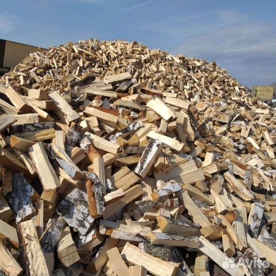 Дрова сухие берёза 100 упаковок