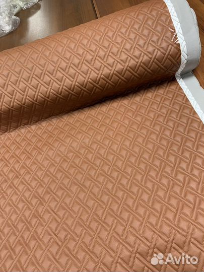 Стеганная экокожа турция