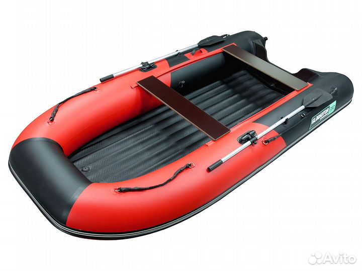 Лодка пвх Нднд Gladiator E350S красно черный