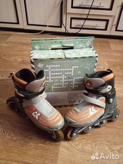 Роликовые коньки детские раздвижные