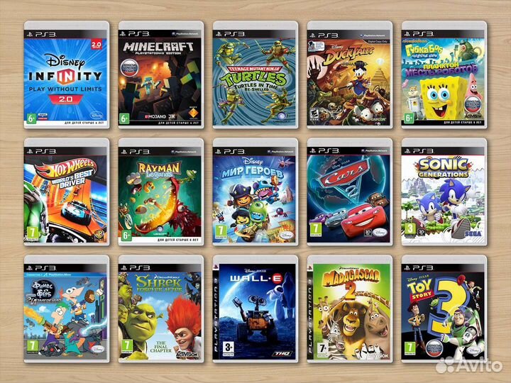 Коллекция игр PS3