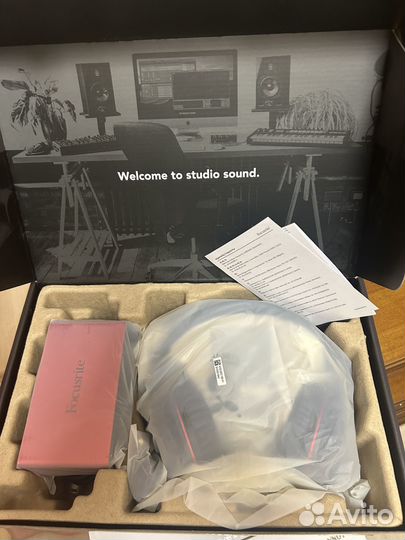 Focusrite Scarlett Solo Studio 4th Gen набор