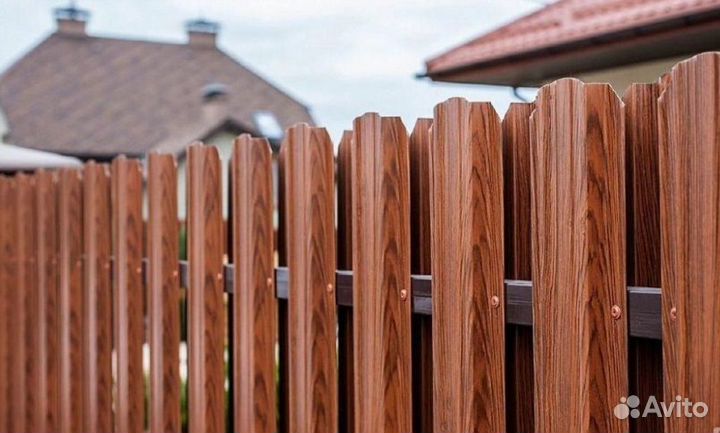 Евроштакетник круглый