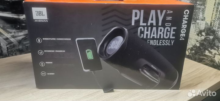 Коробка от колонки jbl charge 4
