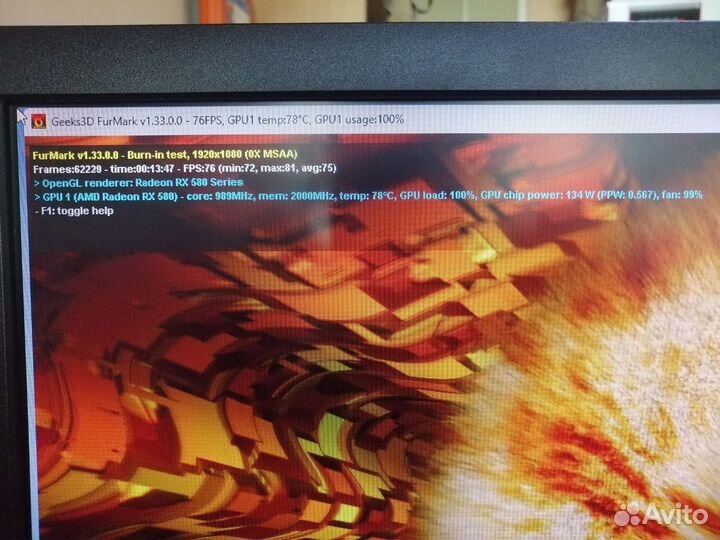 Видеокарта Asus RX 580 8GB