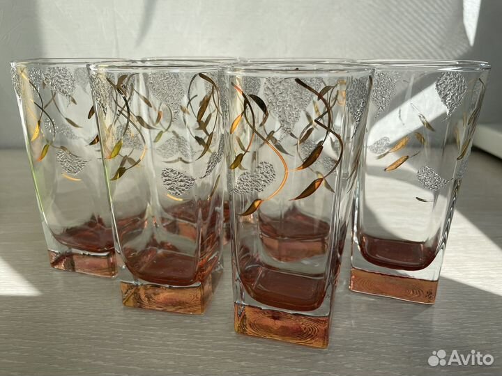 Набор стаканов из стекла, 6 шт