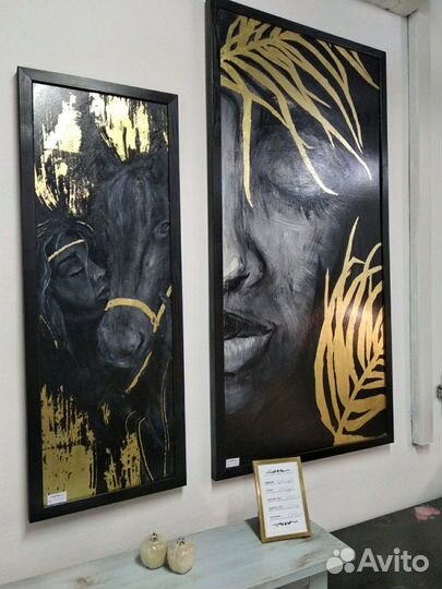 Большие картины настенные панно