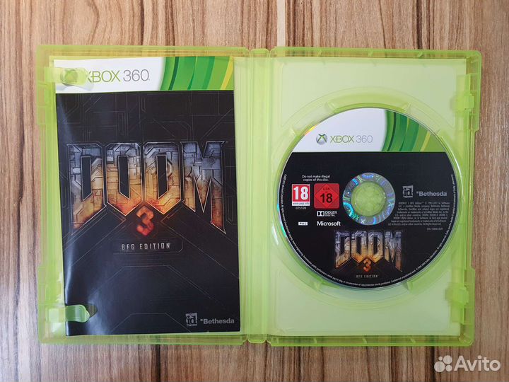Xbox 360 / Xbox one Doom 3 BFG. Лицензия