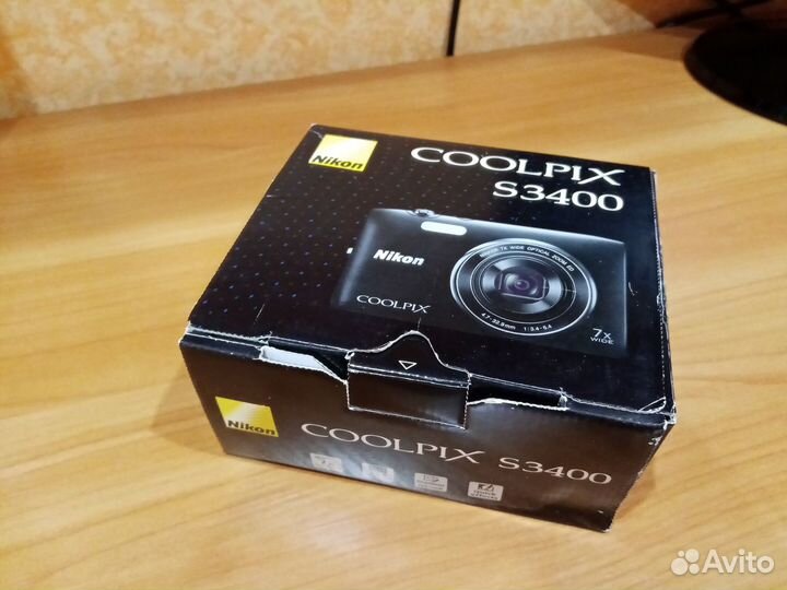 Фотоаппарат Nikon S3400 Black